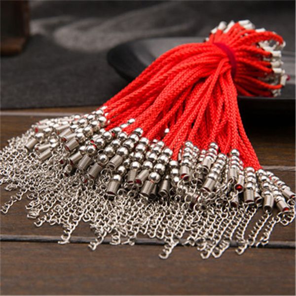 

50 pieces/lot men and women couple bracelet hand rope handmade beaded four bead red rope lucky bracelet adjusted wrist jewelry, Black