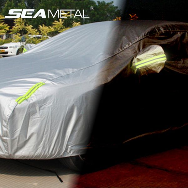 

car covers for car waterproof full universal auto cover sedan suv reflective outdoor snowproof protection exterior accessories