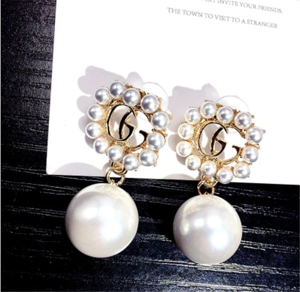 

Новый бренд дизайнер шпильки класса люкс буква G серьги ювелирные изделия золото, серебро, золото женские свадебные подарки бесплатная доставка