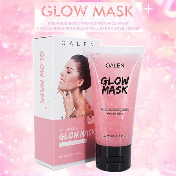 

60г Розовый Peel Off Mask Glow Черноголовых Remover Увлажняющий Deep Cleansing Укрепляющий Очищающа