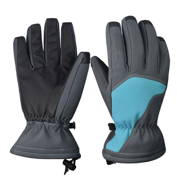 

1 pair winter ski gloves non-slip full finger gloves warm cycling sports glove b2cshop