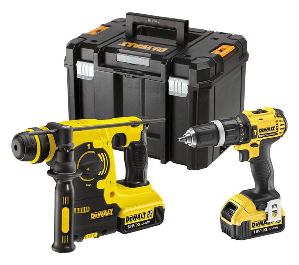 

Dewalt dck206m2t 18v 2x4 0ah li ion d plu and combi twin kit