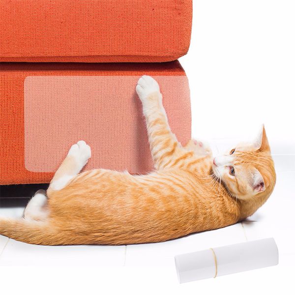 

2pc/set pet cat scratch guard mat couch guard sofa cat claw protect pads cats scratching furniture for upholstery leather chairs