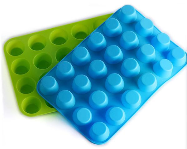 

24 grids cake mould food grade silica gel high temperature resistant easy demoulding diy baking chocolates mold