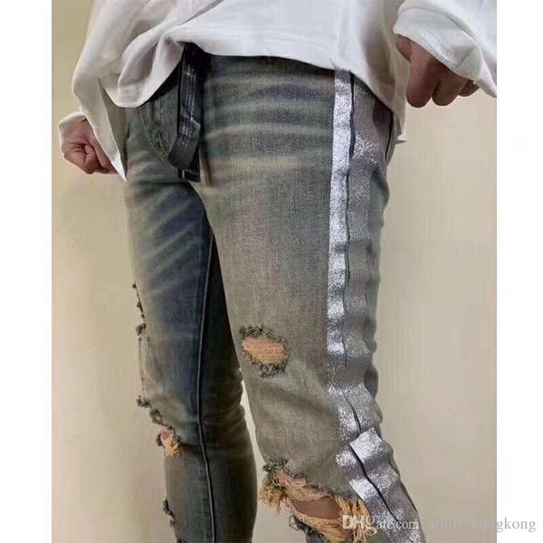 

2019ss solid classic style fashion straight fit arrival biker blue jeans pants distressed water diamond zebra stripes jeans size 28-36