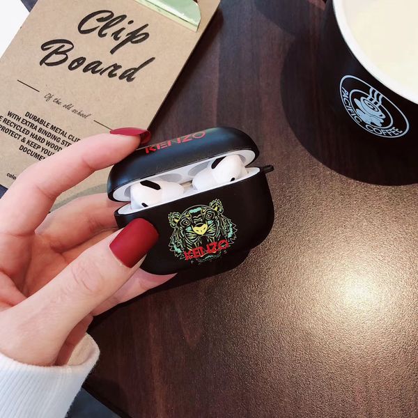 

Роскошные моды марки Tiger Bluetooth Беспроводные наушники чехол для Apple AirPods 1/2 AirPods Pro 3 м