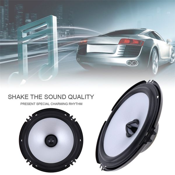 

2pcs 6.5 inch car speaker 60w 88db auto car coaxial hifi speakers vehicle audio music full range frequency speaker loudspeaker