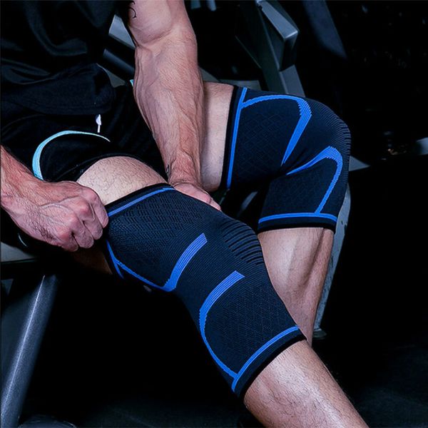 

новый 1 шт эластичные наколенники нейлон спорт фитнес наколенник фитнес снаряжение коленная чашечка бандаж бег баскетбол волейбол поддержка, Black;gray