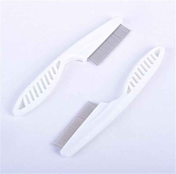 

garden grooming comfort head lice comb metal nit head hair lice comb fine toothed flea flee with handle for kids pet tool