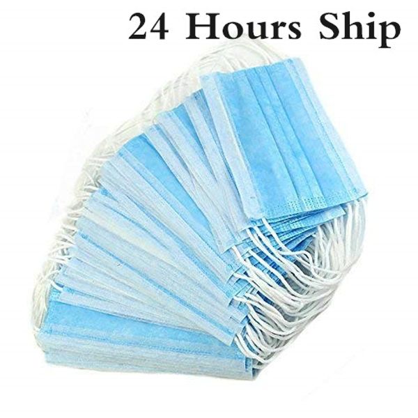 

disposable earloop mouth face mask 3-layer masks 50pcs safety mask dust