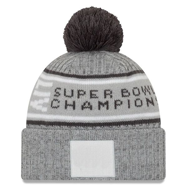 

kc beanie mens womens sideline champions knit hat football skull caps autumn winter hat sport pom pom beanies, Blue;gray