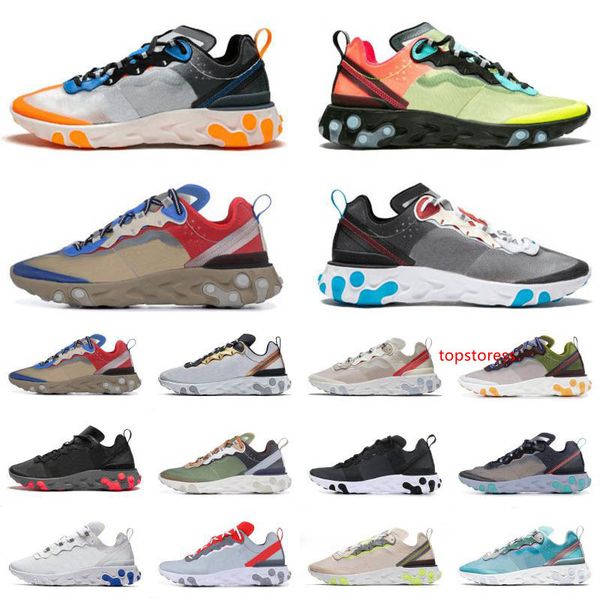 

2020 seller react element 87 55 undercover hyper fusion total orange mens running shoes light bone moss womens designer sneakers