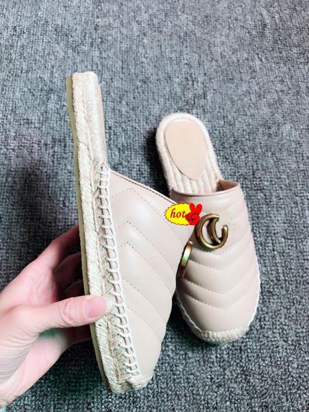 

women's leather espadrille sandals luxury designer shoes women fisherman's shoes 5518 bko00 sandals 35, Black