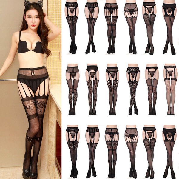 

fashion women's tigts skinny bodysuit body stocking lingerie fishnet babydoll nightwear sleepwear underwear