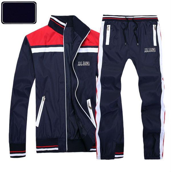 

mens set spring autumn womens tracksuit sportswear 2piece set suit jacket+pant sweatsuit men clothing tracksuit suit -2xl, Gray