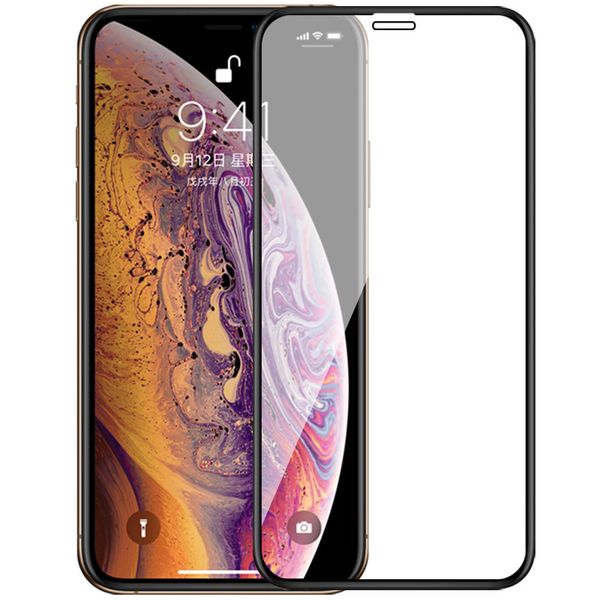 

funda completa templada de cristal para iphone xs max xr x película protectora de pantalla a prueba de explosiones para iphone 6 6s 7 8 plus