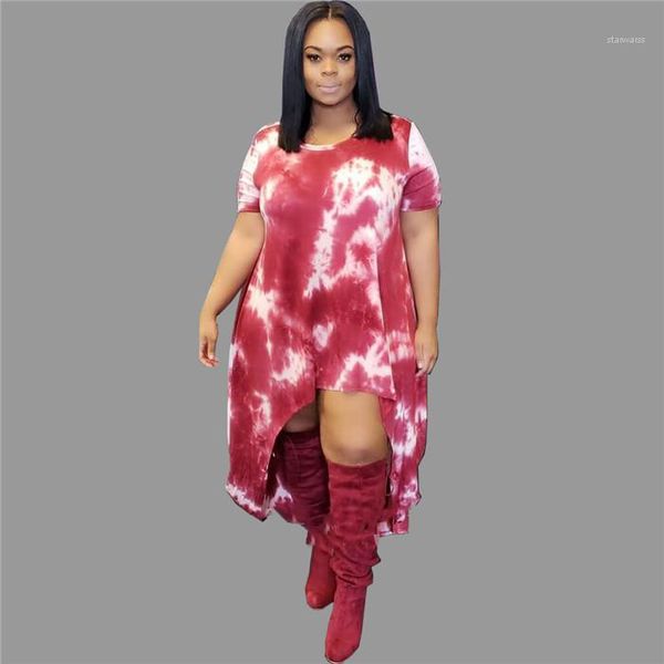 

female clothing fashion style casual apparel 4xl womens summer designer flora print dresses crew neck short sleeve loose, Black;gray