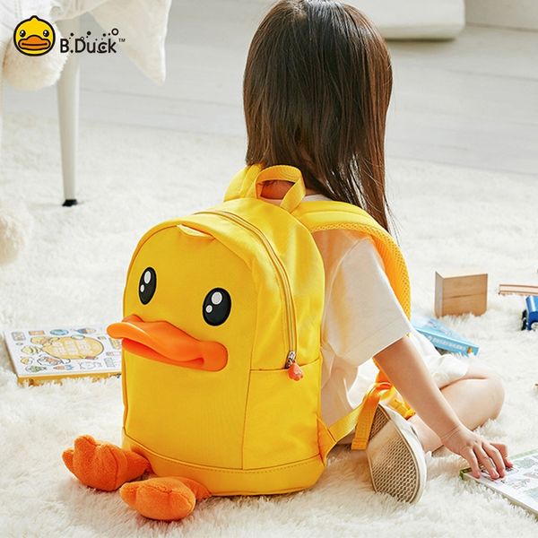 

b. little yellow duck children's 3d duck mouth cute 1-3-6 years old kindergarten bag backpack men and backpack women