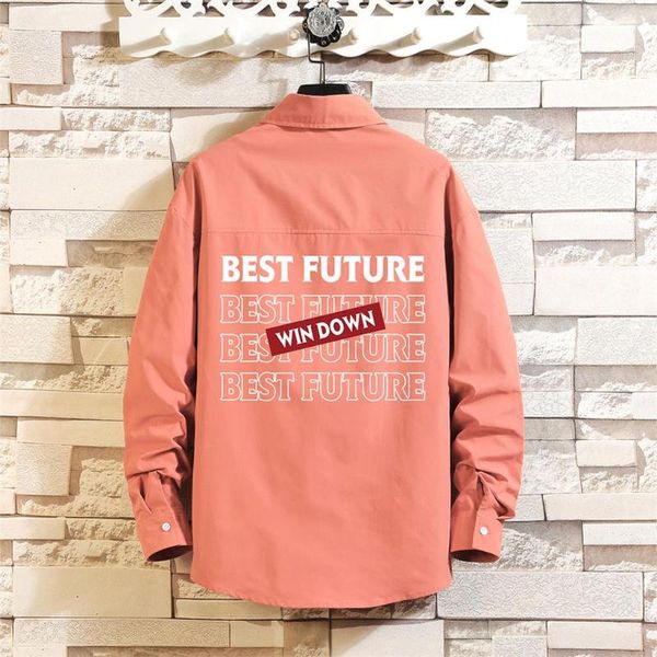 

мужская весна лето повседневный тонкий printed с длинным рукавом top пляж блуза мужчины твердая рубашка с длинным рукавом человек корейский, White;black