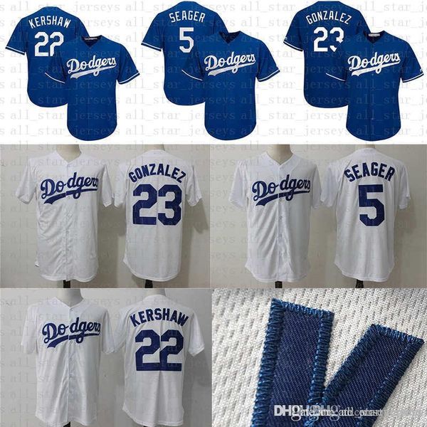 

23 Adrian Gonzalez 66 Yasiel Puig Dodgers Baseball Jersey Los Angeles 10 Justin Turner 22 Clayton Kershaw 5 Corey Seager 35 Cody Bellinger