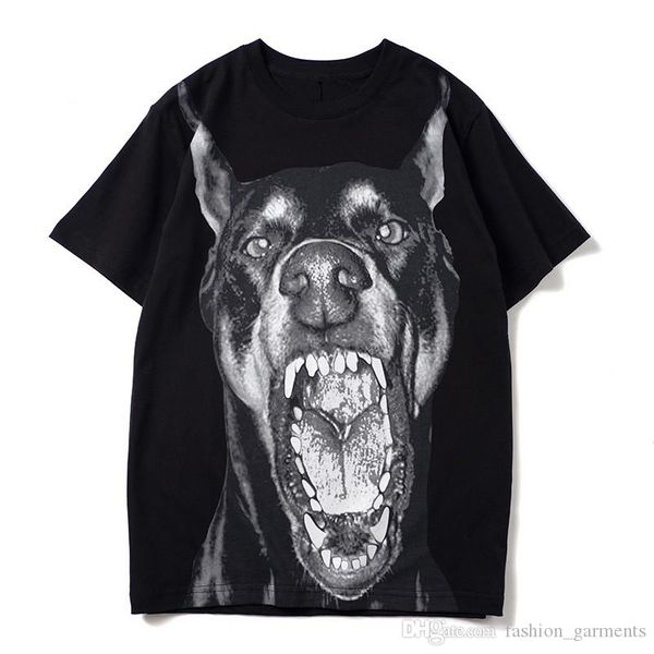 

luxury mens designer t shirt men women classic animal printed summer t shirt fashion loose crew neck streetwear short sleeve size s-xxl, White;black