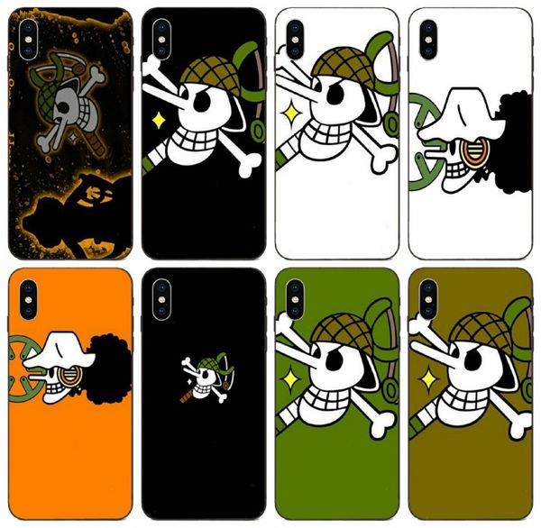 

[tongtrade] one piece usopp pirate skull flag case for iphone 11 pro max x xs xr 6s 5s 5c 5 samsung a30 a40 a50 huawei mate 20 30 pro case