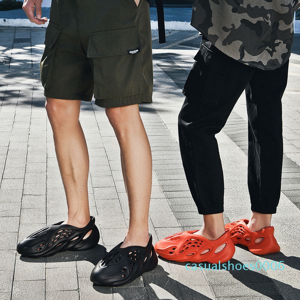 

summer men casual sandals beach slippers men shoes aqua breathable runner outdoor slippers foam water shoes outdoor 06c, Black