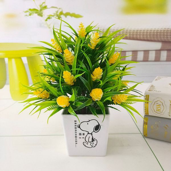 

lifelike simulation potted plants store artificial flower fake bonsai garden home party deskoffice decorative
