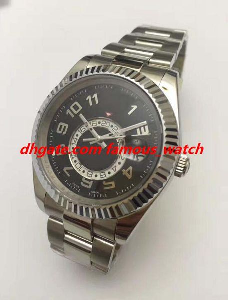 

luxury watches male m326934-0003 steel bracelet dial *new* 2020 42mm automatic fashion men's watch wristwatch, Slivery;brown