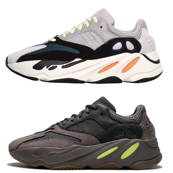 

Роскошный дизайнер Wave Runner 2019 Mauve Solid Grey Мужчины кроссовки Лучшее качество Kanye West Ди