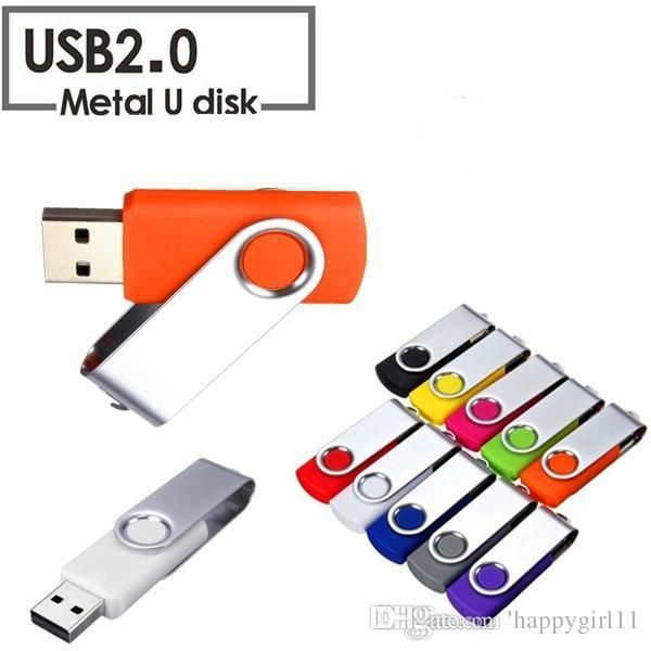 

оптовые реальная емкость поворотный 16 гб-128 гб usb 2.0 флэш-память стикер pen drive storage thumb u disk