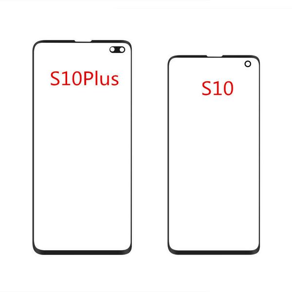 

50pcs oem for samsung galaxy s10 g973 s10 plus g975 touch screen lcd outer front glass panel