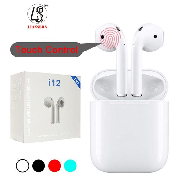 

I12 tw wirele earbud double v5 0 bluetooth headphone ture tereo earphone wirele head et earbud with touch control pk i10