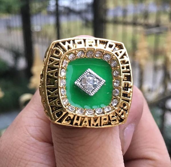 

1989 athletics world baseball champions championship ring fan men christmas promotion gift 2020 can mix style, Golden;silver