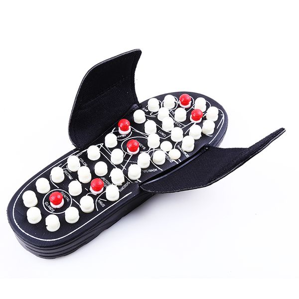 

Unisex Acupoint Massage Slippers Sandal For Men Feet Chinese Acupressure Therapy Medical Rotating Foot Massager Shoes