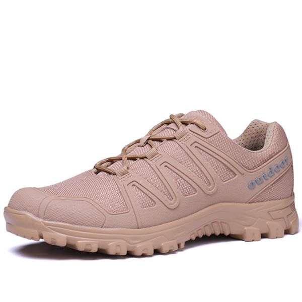 

men's sports outdoor sneakers breathable durable waterproof anti-slip shoes tactical training boots travel hiking shoes