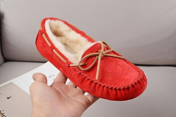 

original wgg slippers women designer casual shoes chestnut black white red blue leather fur womens shoe size 5-8