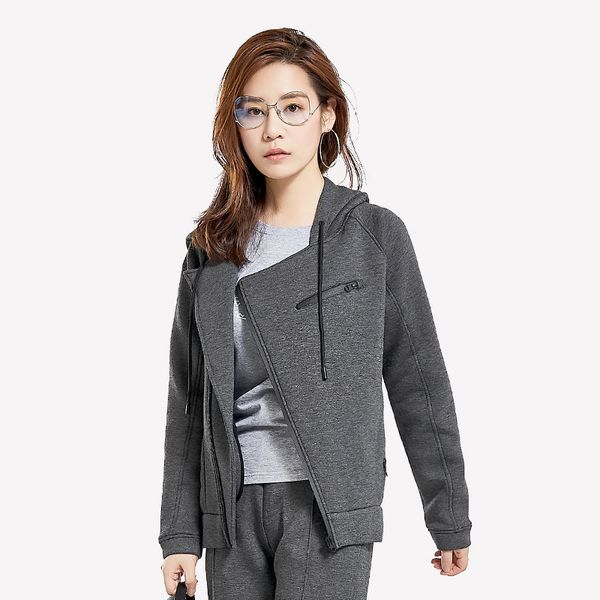 

womens autumn winter riding hooded windproof jacket outdoor hiking running climbing camping breathable warm elastic sports coat, Blue;black