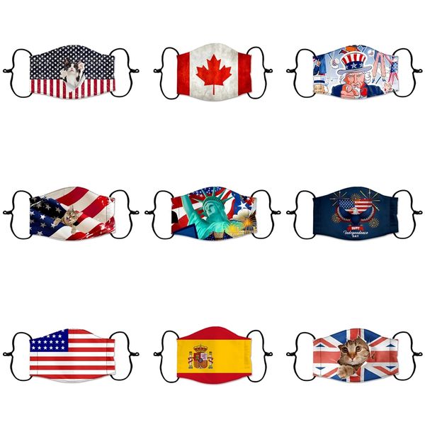 

face mask black protective designer elastic for mask safety anti dust cotton mouth masks 3 layer fashion luxury designer carto #377