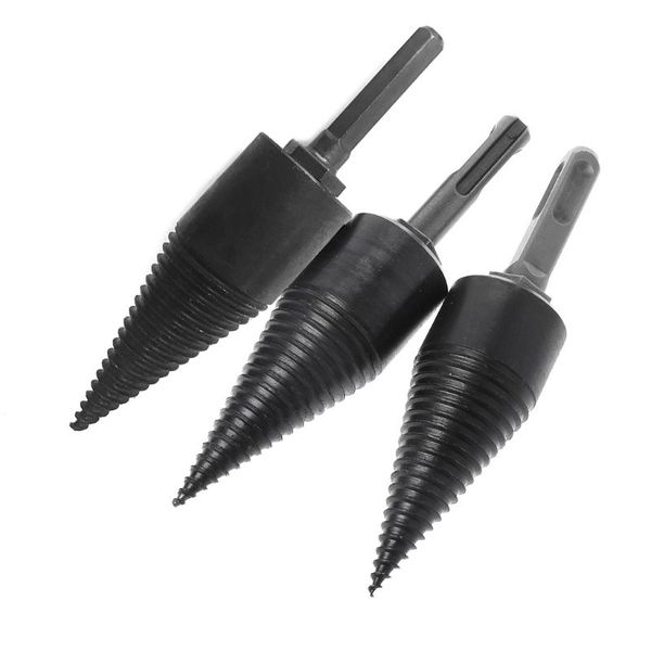 

firewood machine drill wood cone reamer punch driver drill bit split drilling tools 130x32mm 77uc