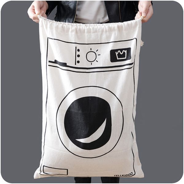 

cartoon drawstring bags children room organizer canvas bags laundry bag 65cm*45cm