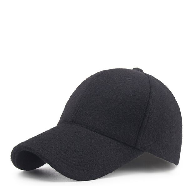 

snapbacks men and women autumn and winter outdoor tide plus velvet thick warm hat wholesale, Black;white