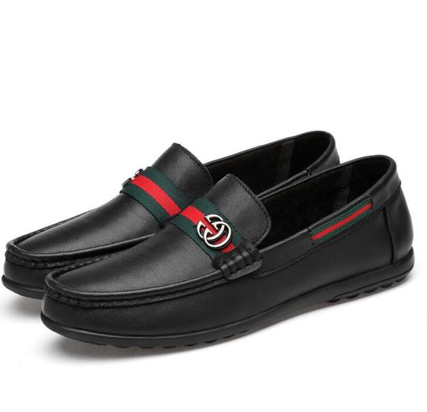 

Men hoe ca ual brand mbd 13 gucci men loafer plit leather mocca in comfy breathable lip on boat hoe, Black