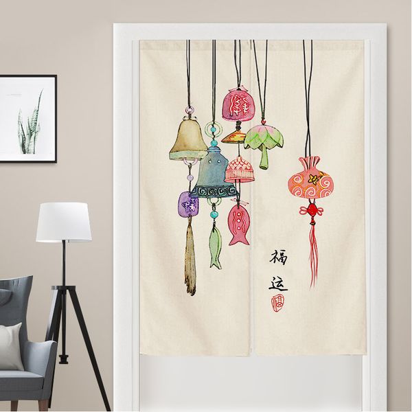 

traditional chinese door curtain decoration curtain bedroom feng shui japanese noren