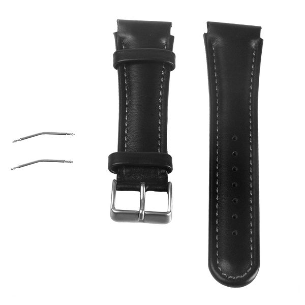 

wristwatch straps 22mm fabala watchband genuine leather bracelet adjustable watchband replacement for suunto x-lander, Black;brown