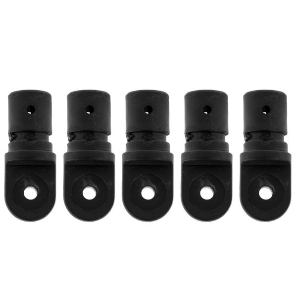 

5x лодка бимини фитинги верхняя крышка cap глаз конец nylon black (внутренняя версия для 7 / 8inch tube
