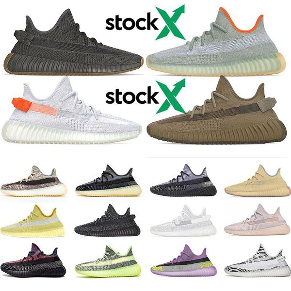 

2020 v2 kanye west shoes yecheil yeezreel black static reflective shoes men women designer shoes casual sneaker