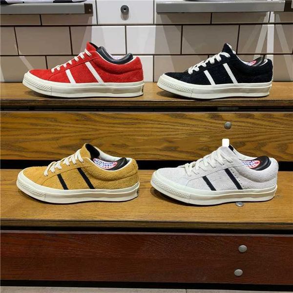 

2019 new arrive originals classic 197ss0 canvas skate shoes jack star star&bars j suede skateboard sports sneakers vintage vulcanized shoes