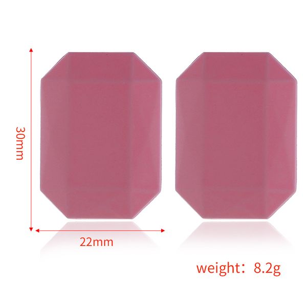 

wholesale- of the new summer original geometric rectangular earrings fashion creative earrings personality multi-color acrylic earrings, Golden