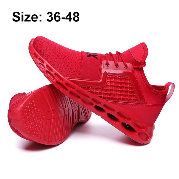 

red black sports shoes for male 2019 air cushioning breathable man running shoes light baskets homme new listing sneakers white